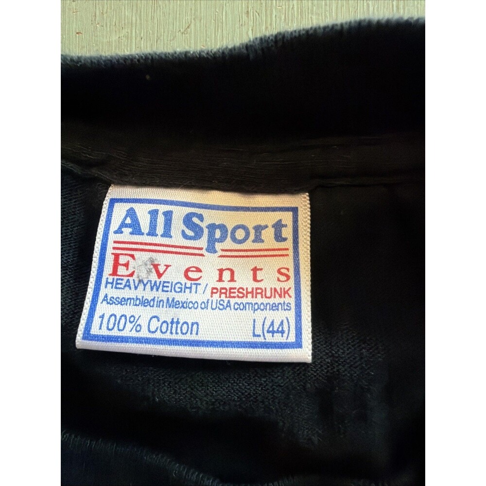 B96 Screamfest 1999 Black Heavyweight T-Shirt All Sport Events L Vintage - Picture 5 of 10